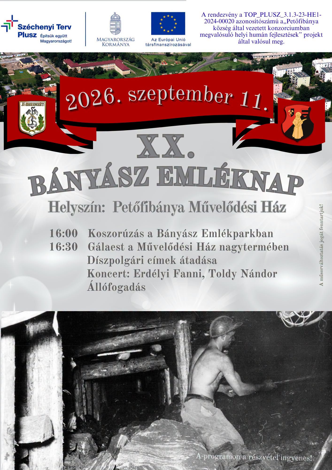 XX. Bányász emléknap