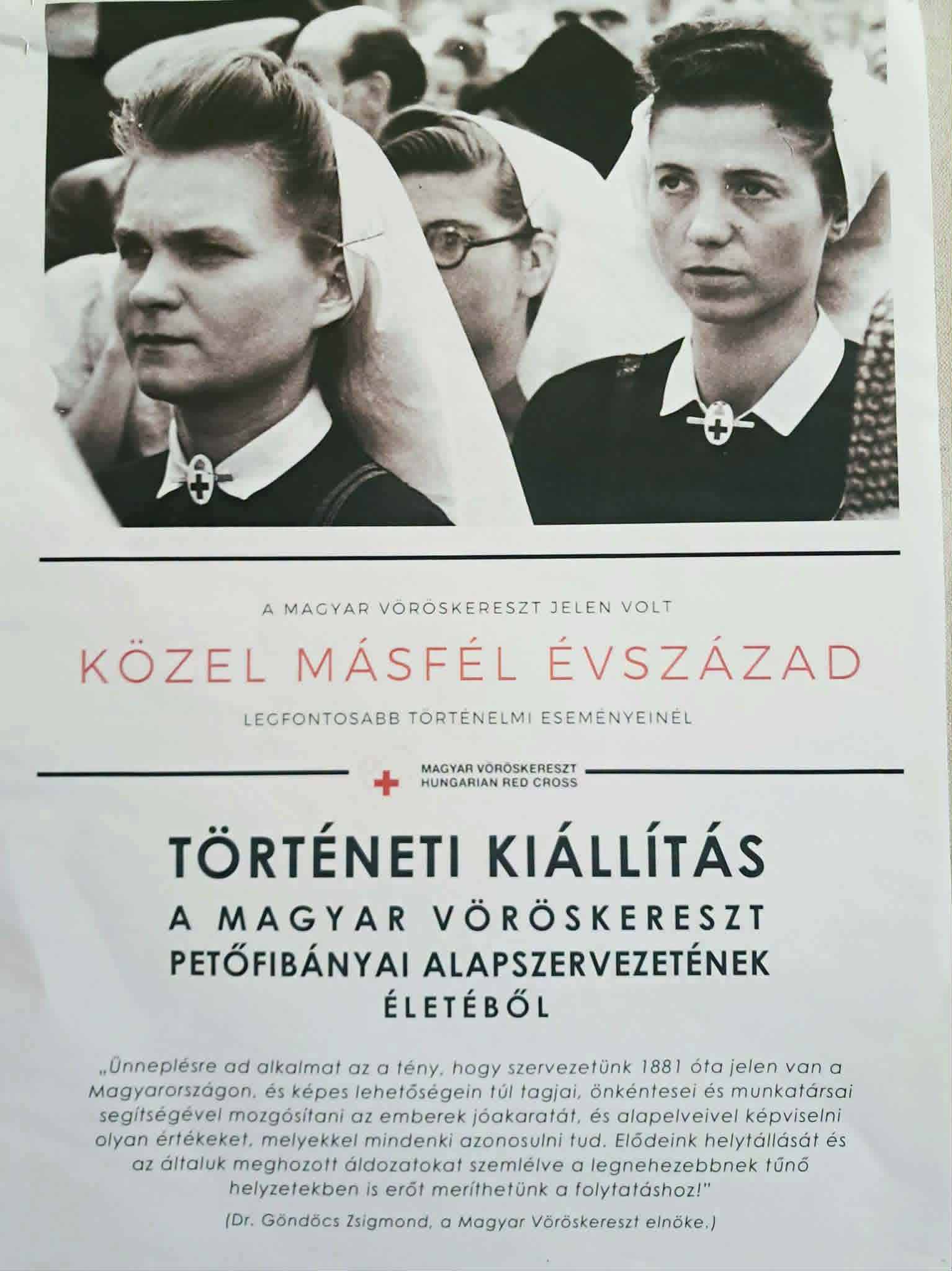 Történeti kiállítás- Vöröskereszt 2026.08.03-10.04.