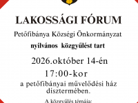 Lakossági fórum 