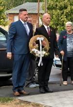 Polgármester-, Alpolgármeste úr koszorúzása